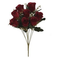 ROSE BOCCIOLI MAZZO 8 FIORI CM.43